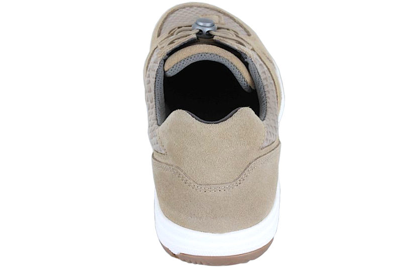 NEW FEET SKO I SANDFARVET NUBUCK OG TEKSTIL