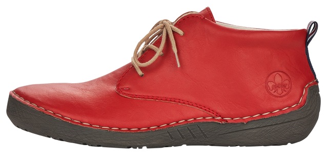 Rieker Schnürboots  , Stiefelette, Schnürstiefelette mit Rahmennaht