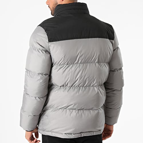 Doudoune Capuche Utah Gris Noir