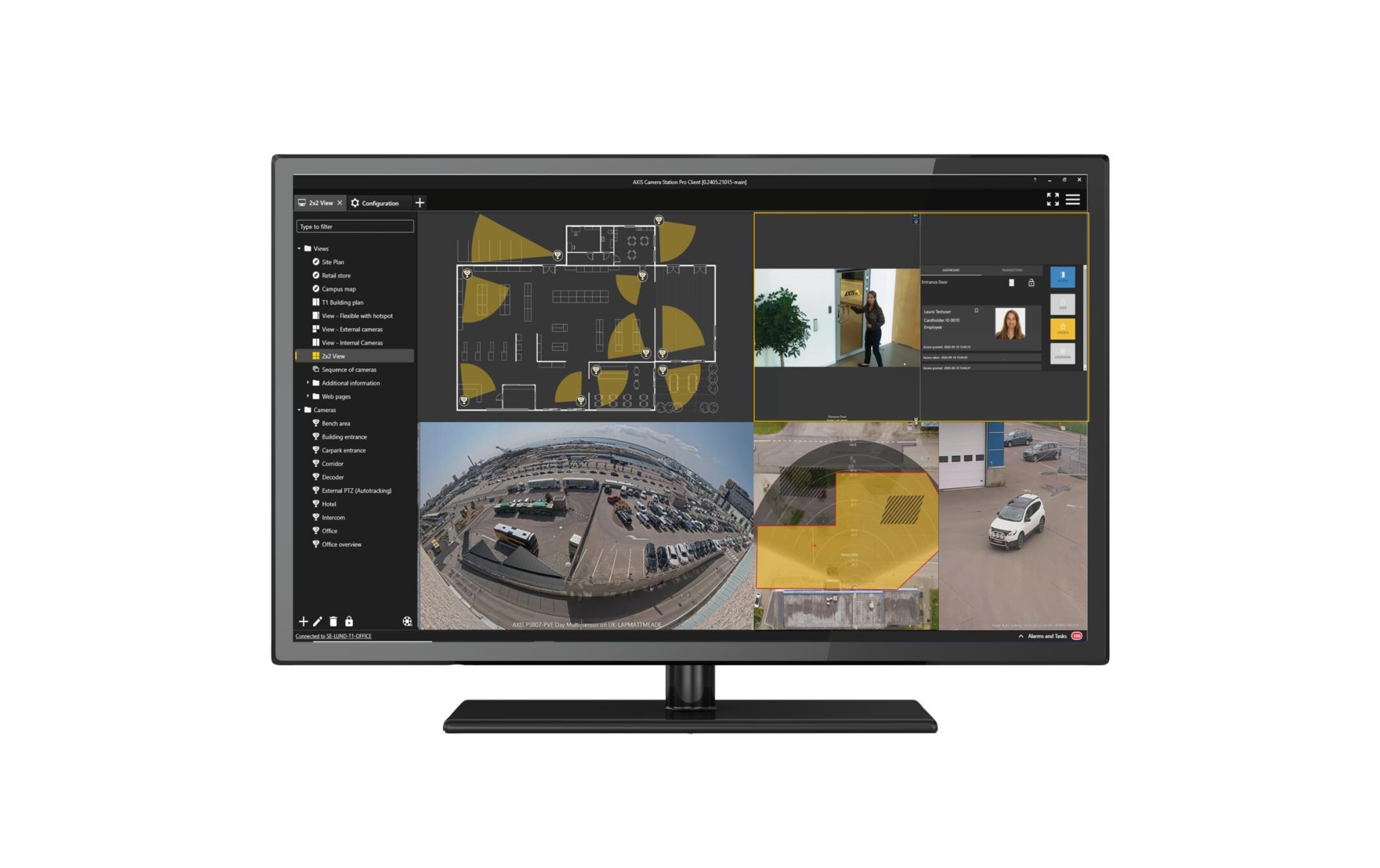 Camera Station Pro Universal Device NVR License<br>Leistungsstarkes und flexibles Video Management und Zutrittskontrolle