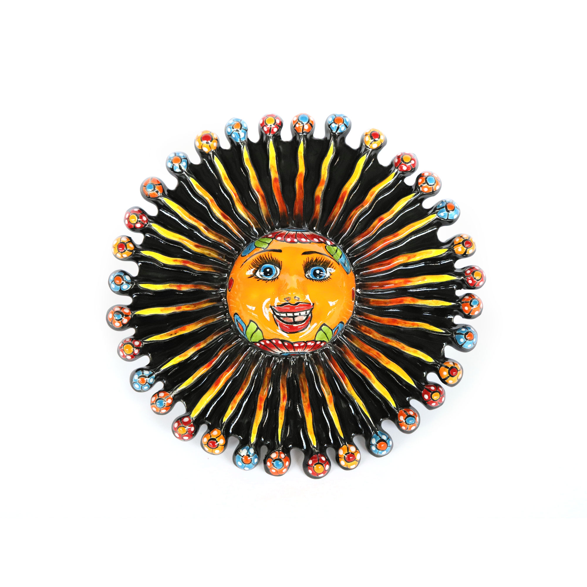 Keramik-Wandschmuck 'Sol', multicolor, Ø 25 cm, L 5 cm günstig bestellen