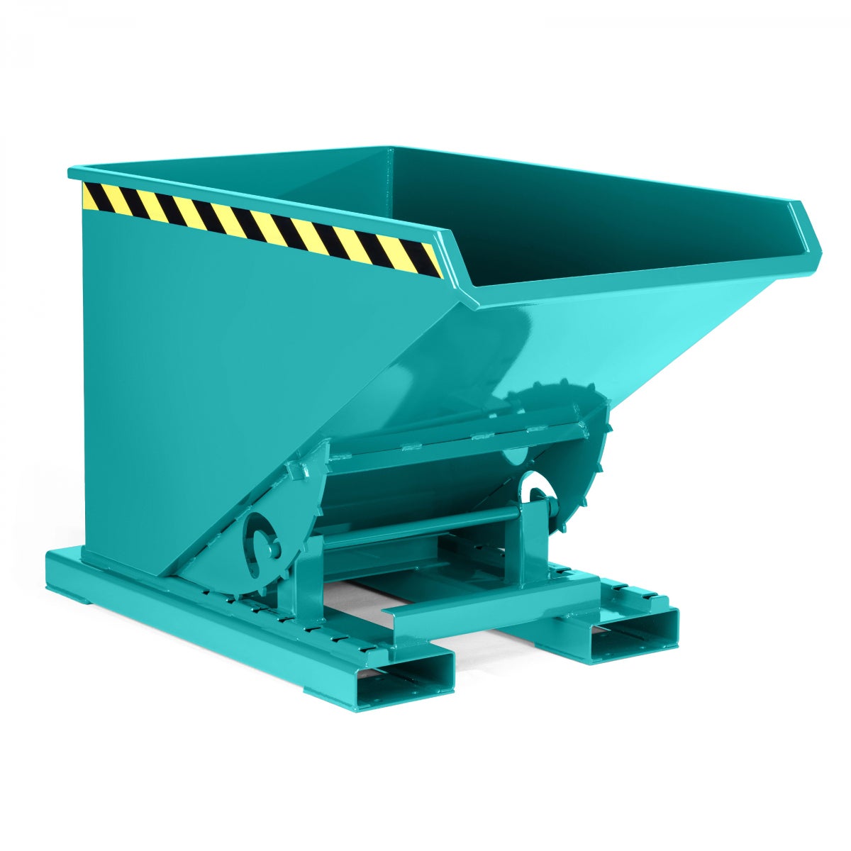 R+R Industrietechnik Afrolkieper type RAM-60 1070x1340x825mm 600dm³ RAL 5018 Turquoiseblauw
