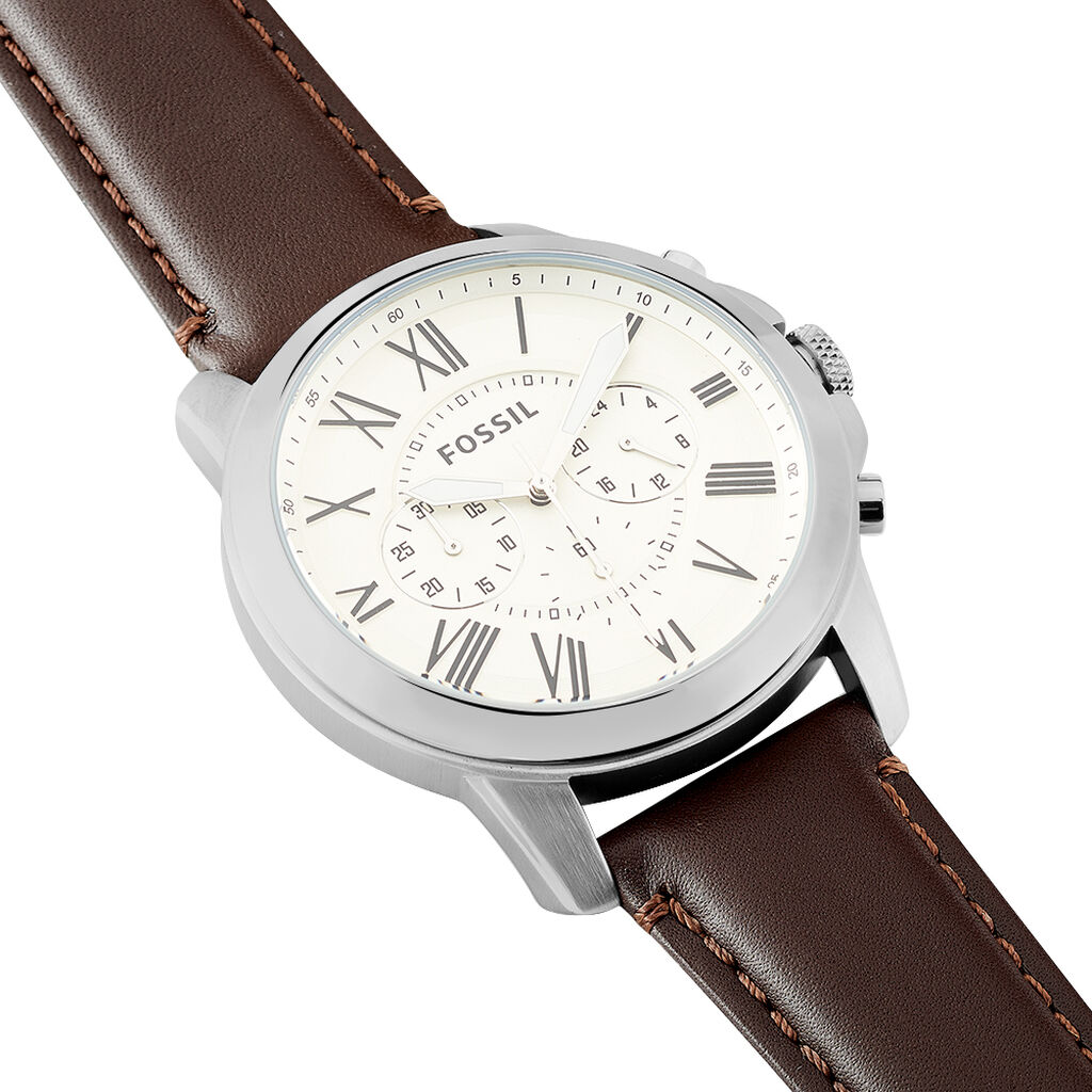 Montre Fossil Grant Beige