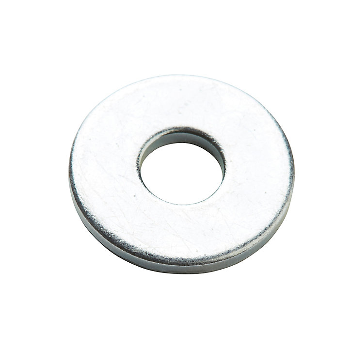 Rondelles plates larges en acier au carbone ø 6mm - 100 pièces