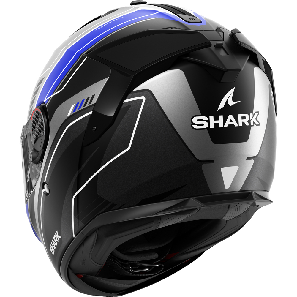 Shark - Casque Spartan GT Pro Toryan Noir Mat / Gris Mat / Bleu