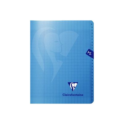 Clairefontaine Mimesys - Répertoire 17 x 22 cm - 96 pages - grands carreaux (Seyes) - disponible dans différentes couleurs