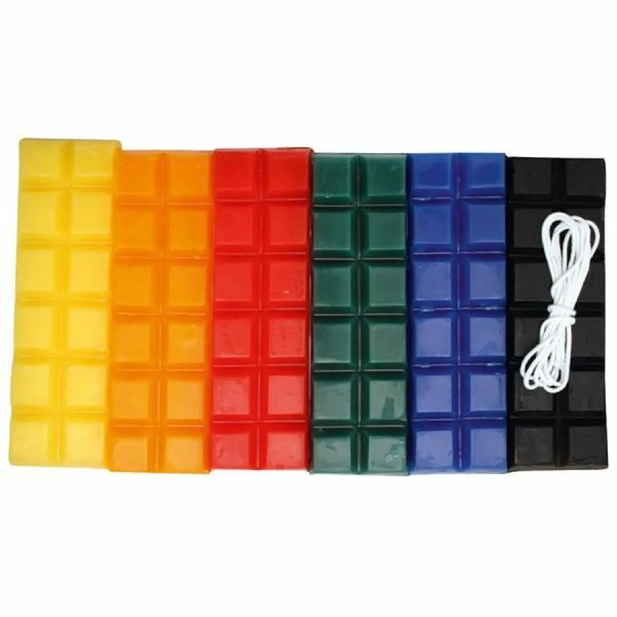 Graines Créatives Cire à Bougie 6 Couleurs 480g
