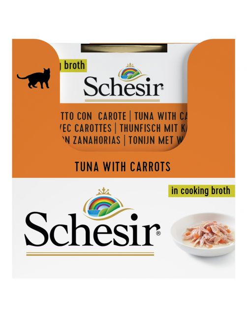 Schesir Kat Bouillon 70 g - Kattenvoer