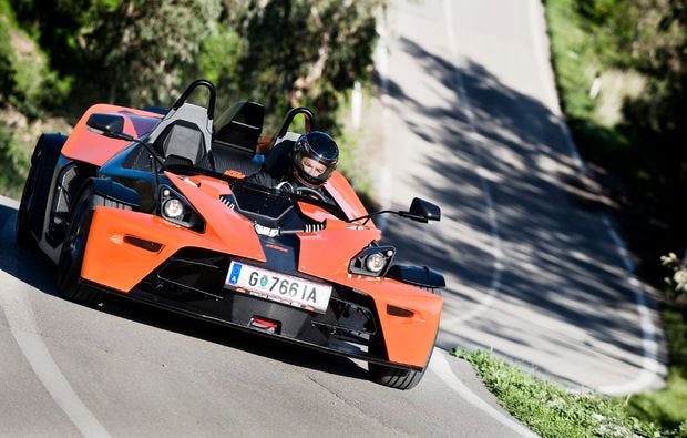 KTM X-BOW fahren in Wien als Geschenkidee