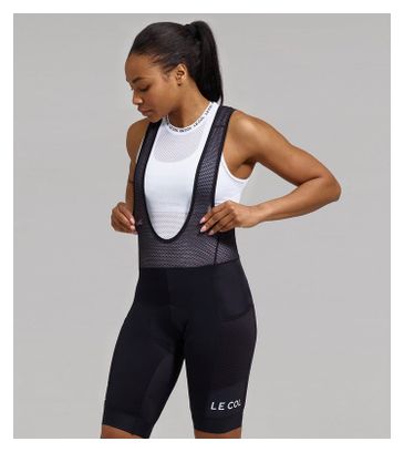 Cuissard Court à Bretelles Femme Le Col Sport Cargo Noir/Noir