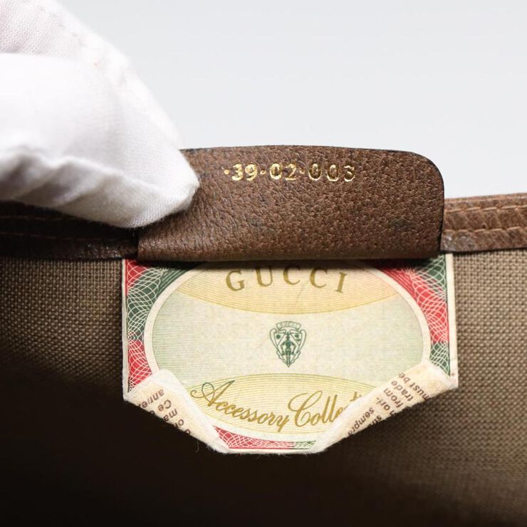 Gucci Vintage Gucci Shoulder Bag Brown