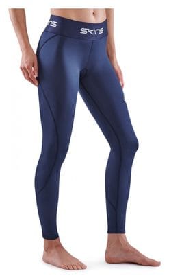 Collants Longs 7/8 Femme Skins Series-1 Bleu