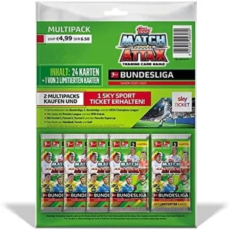 Match Attax Sammelkarten 2020/21, Multipack inkl. 25 Karten