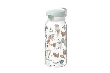 Campus drinkfles met flipdop 600 ml Little Dutch - Little Farm