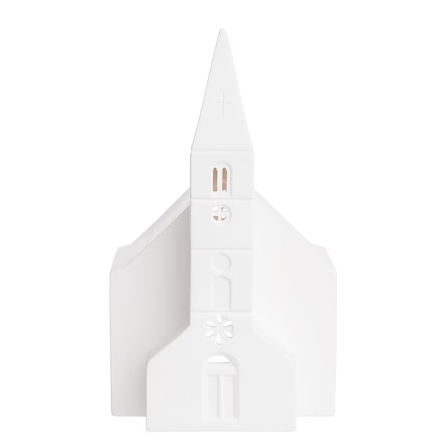 WHITE CHRISTMAS Teelichthaus Kirche