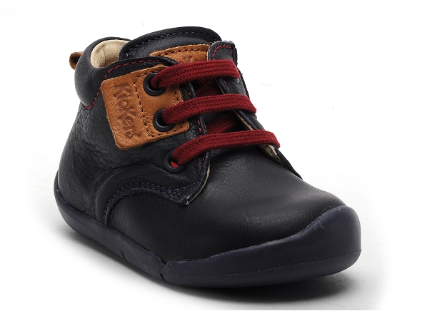 Kickers boots bottine bebe wazzap bleu
