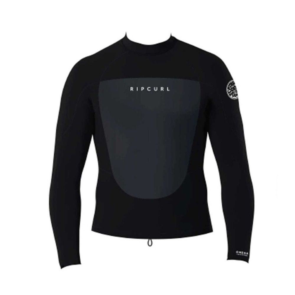 Rip Curl OMEGA BZ - Top néoprène 1.5mm Homme black