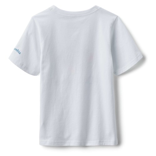 Columbia - VALLEY CREEK SS GRAPHIC SHIRT - Blanc