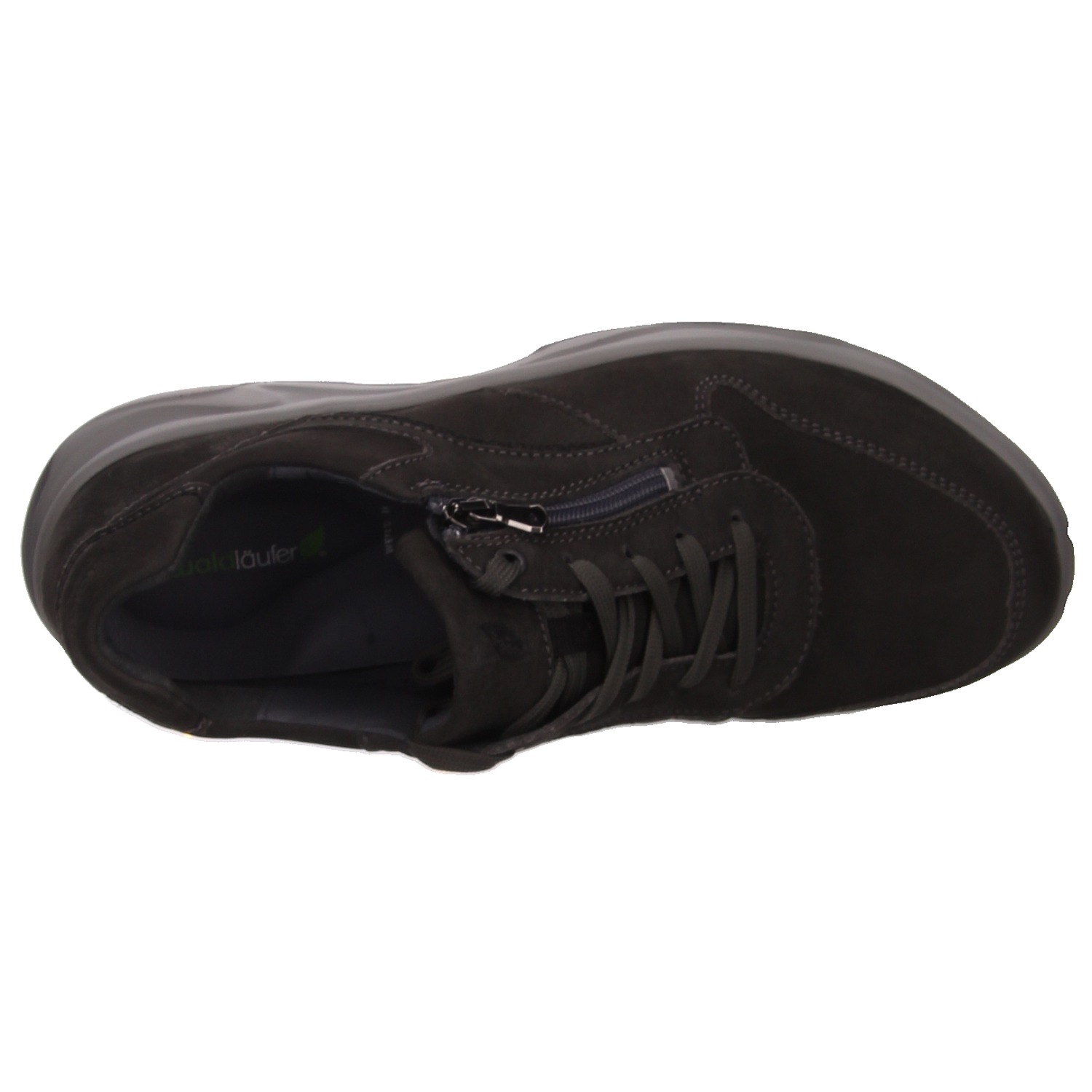Waldläufer Sneaker carbon schwarz