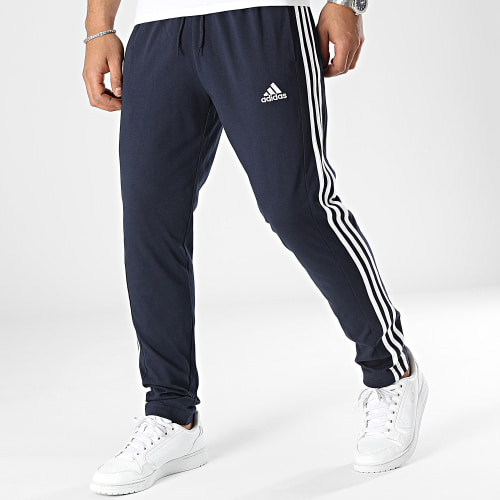 Pantalon Jogging A Bandes 3 Stripes IC0045 Bleu Marine