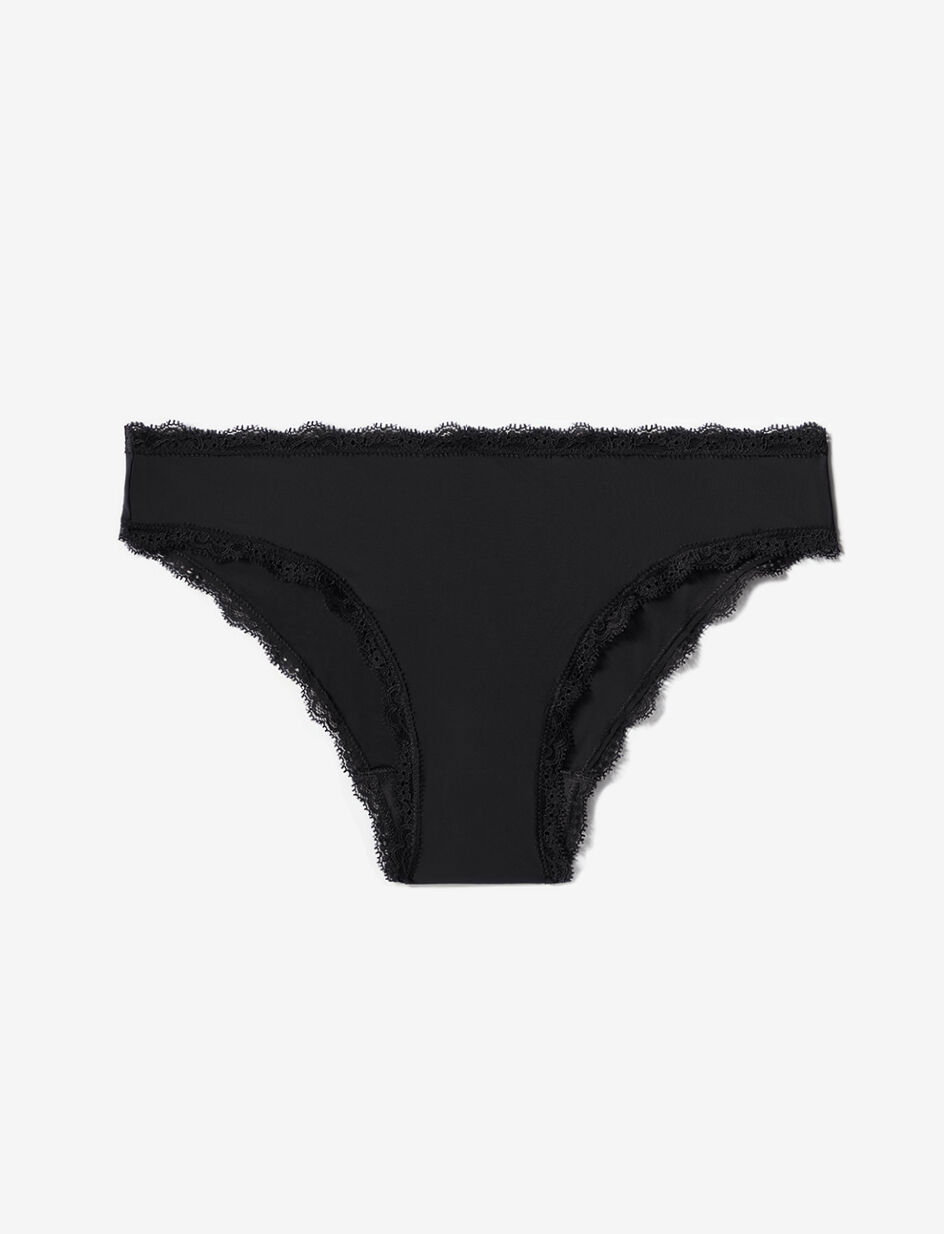 Culotte taille basse - noir