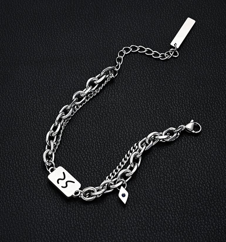 Lilafey - Zodiac gelaagde kettingarmband