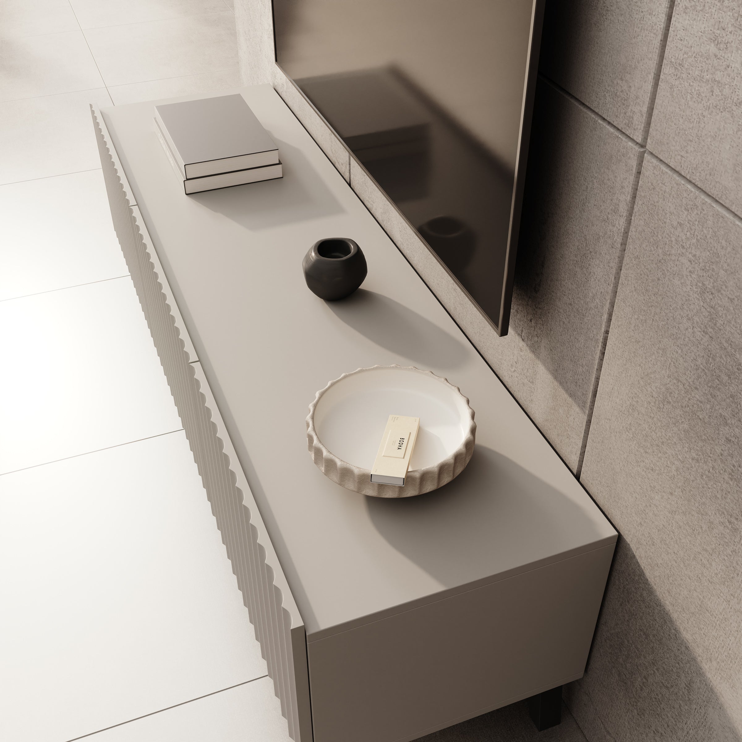 Pepinos 2 - TV-Meubel - Beige - 150x42x44 cm