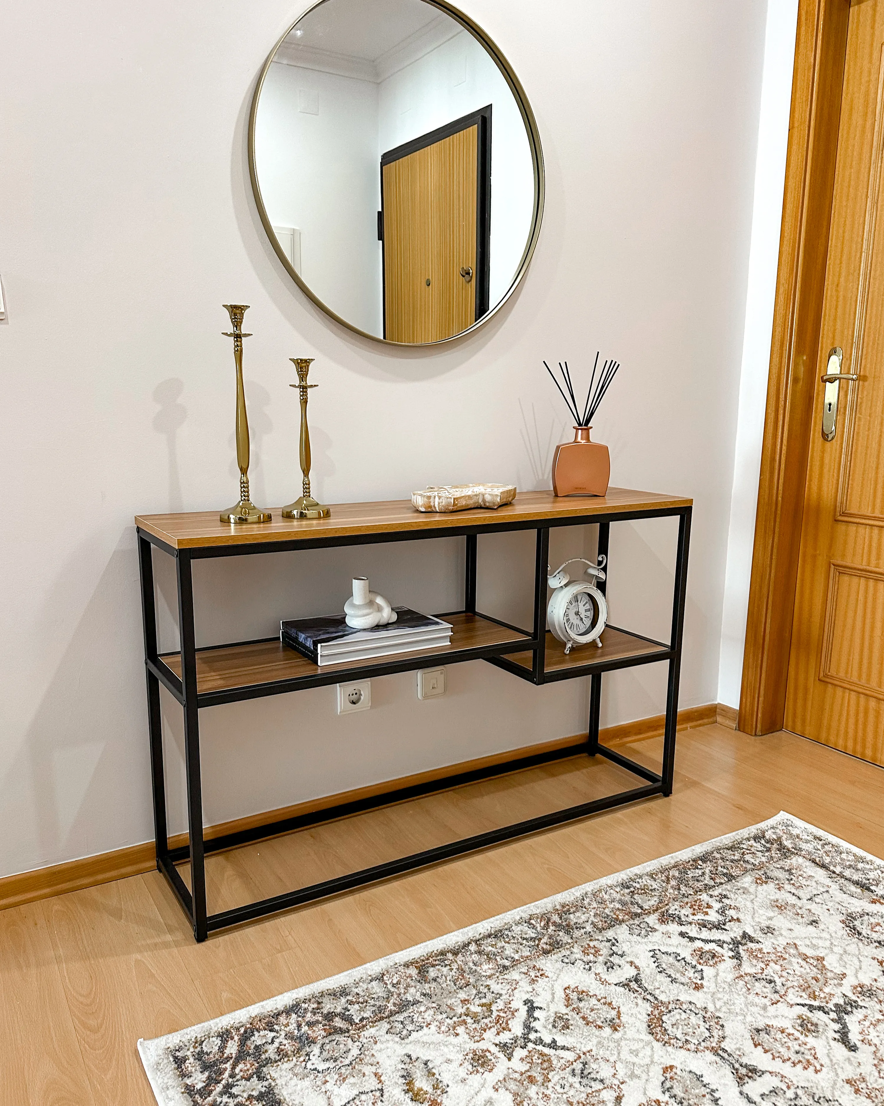 Vloerkleed NURNUS Beige 80 x 150 cm