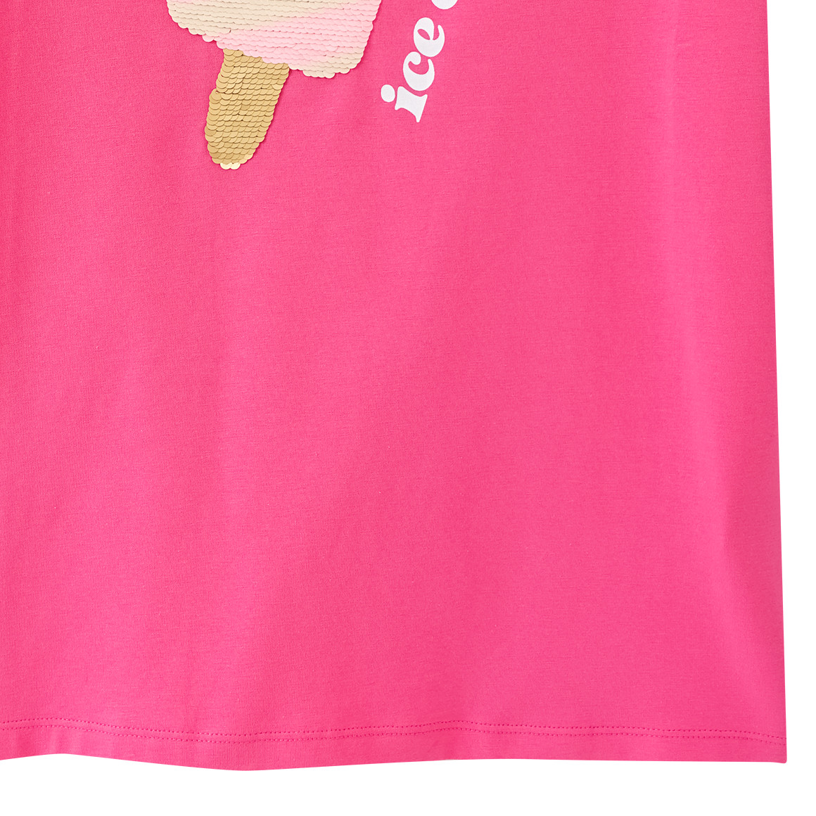 Yigga Mädchen T-Shirt mit Wendepailletten pink