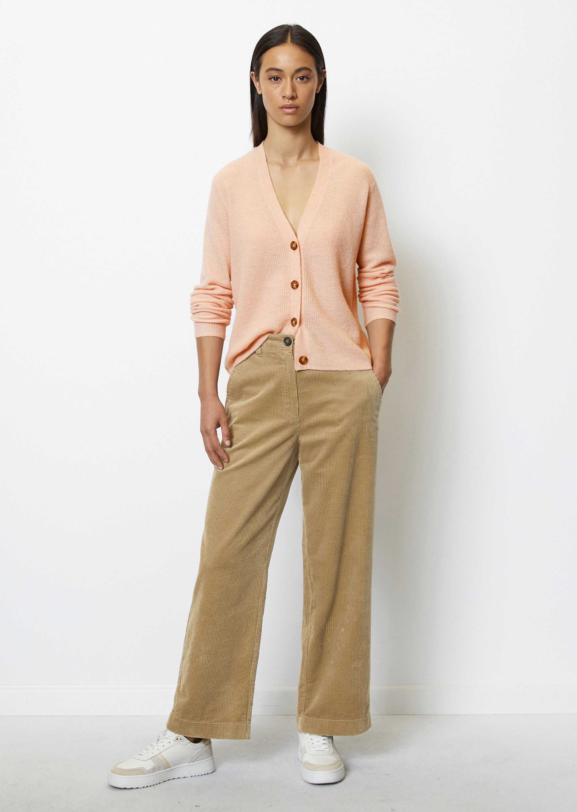 Wide Leg Pants Modell LANDEaus Organic Cotton-Cord