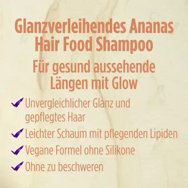 Glanzverleihendes Ananas Hair Food Shampoo