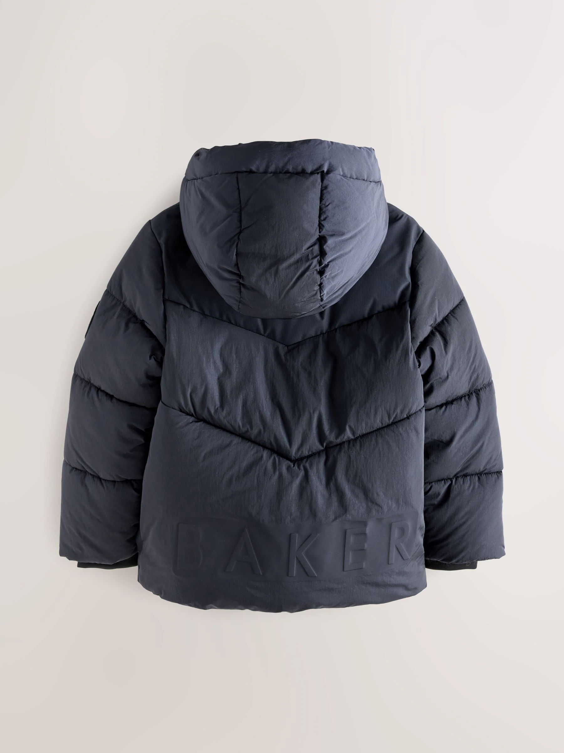 Marineblauw - Baker by Ted Baker - Regenbestendige gewatteerde jacks