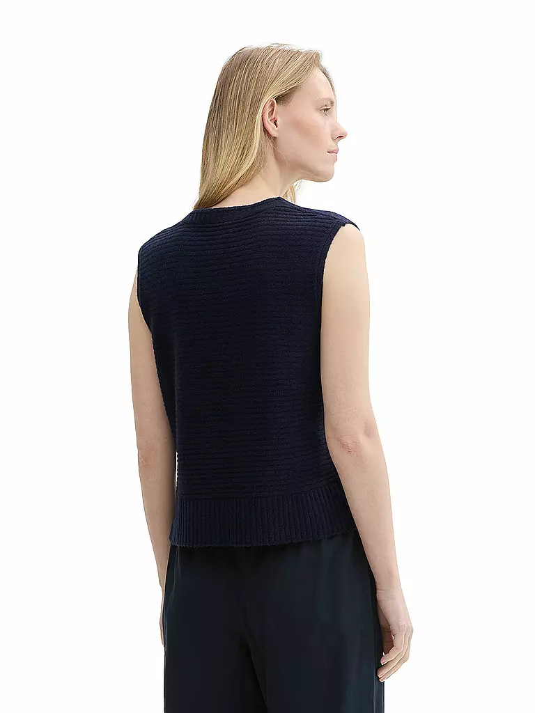 TOM TAILOR Pullunder blau