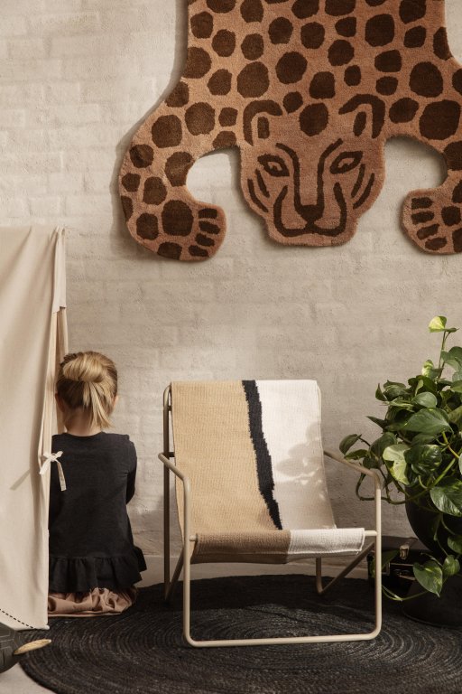 Ferm Living Eternal Jute vloerkleed Ø120 naturel