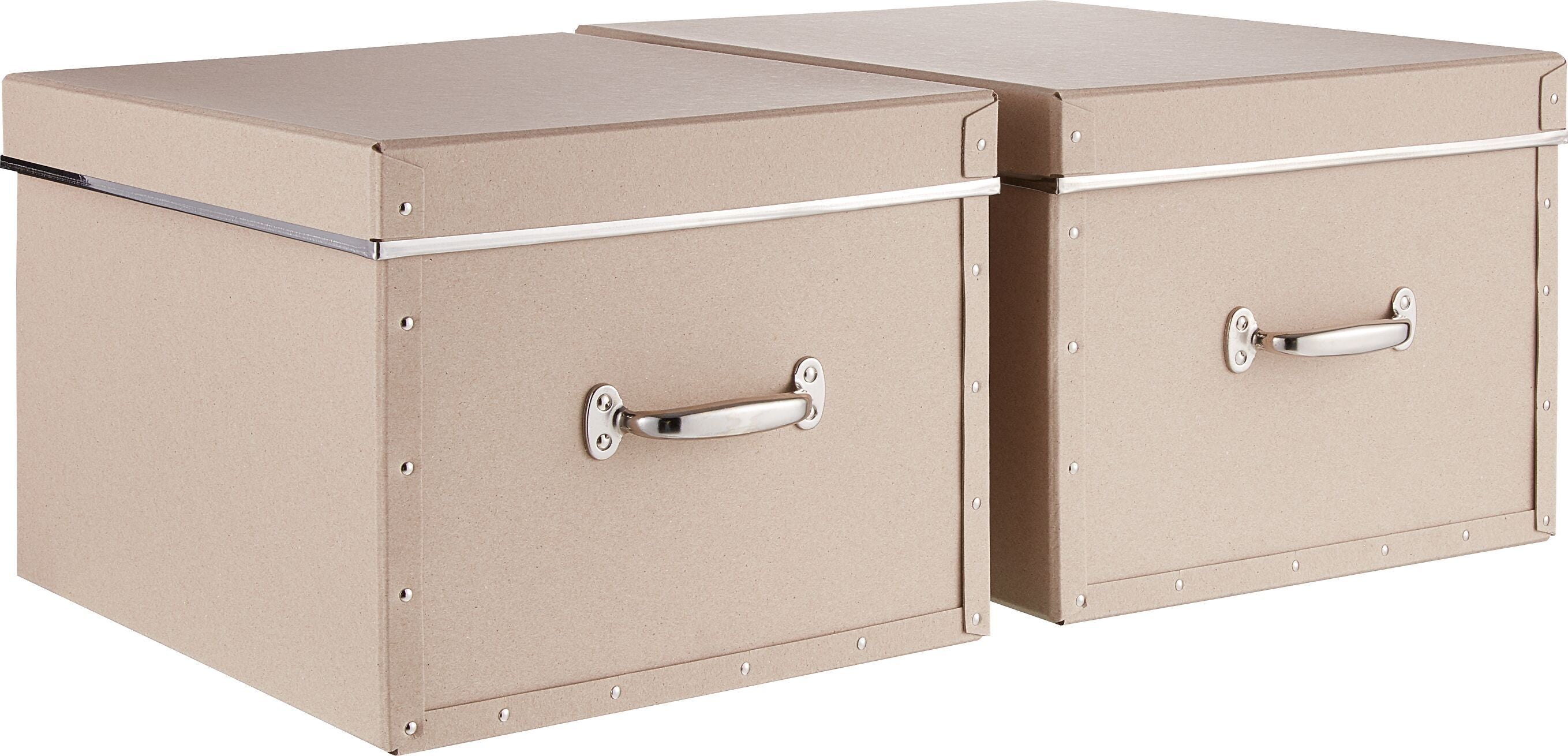 BIGSO Aufbewahrungsbox - Natur / B: 38.0 cm x T: 51.0 cm x H: 28.5 cm