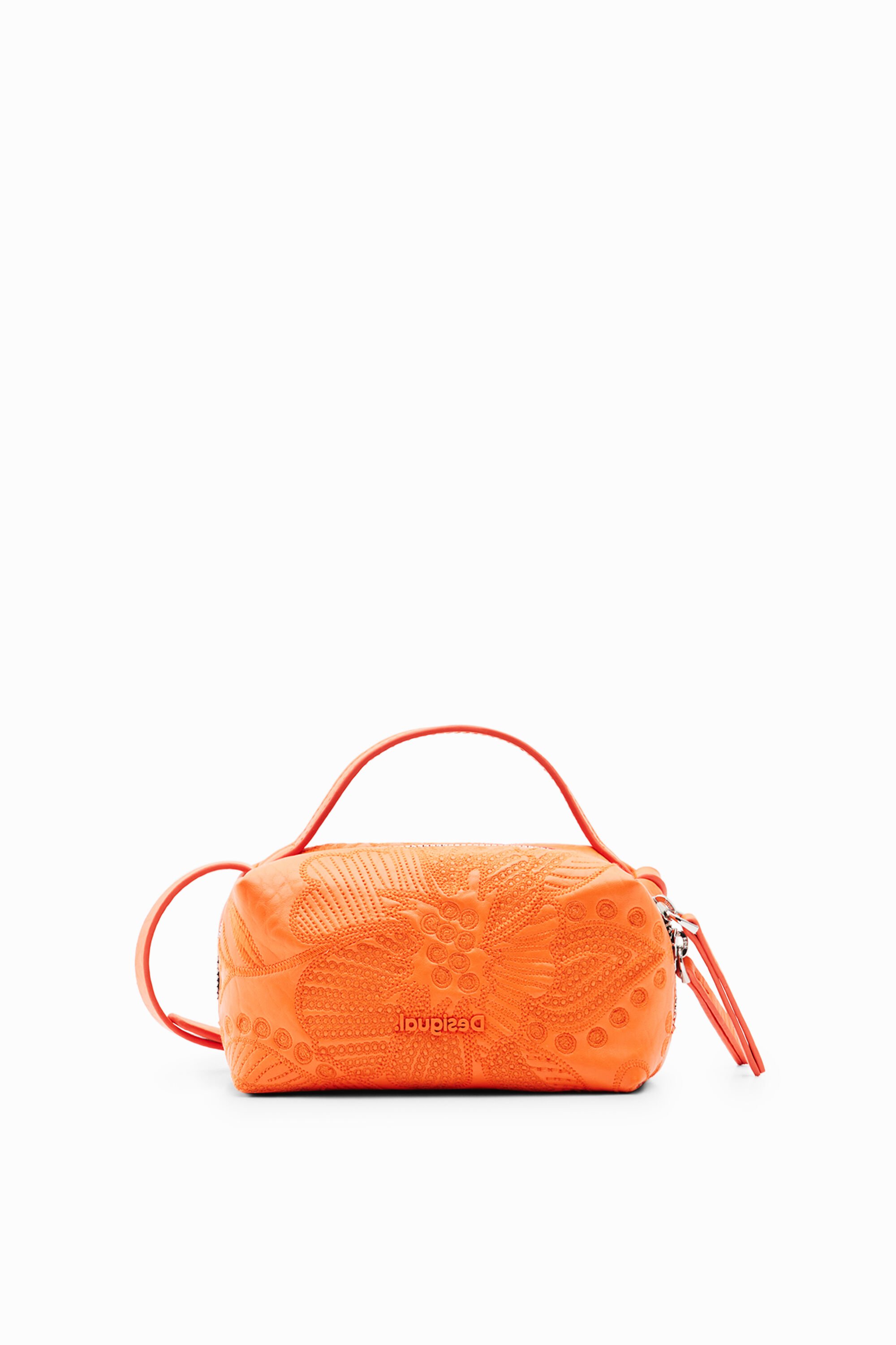 Mini sac à bandoulière fleurs brodées