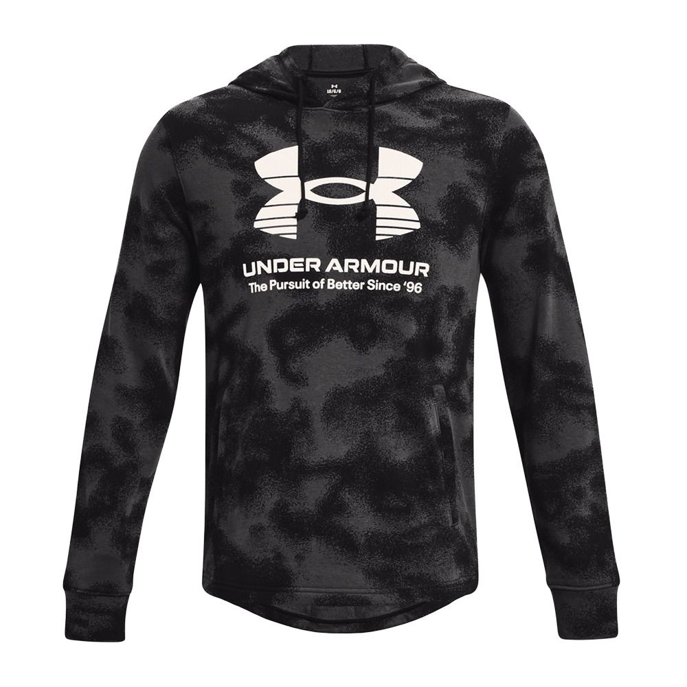 Under Armour UA RIVAL TERRY NOVELTY - Sweat Homme black/jet gray/onyx white