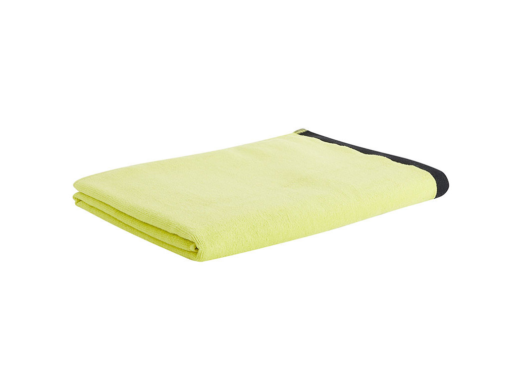 TOALHA PRAIA AVELUDADA ACTUEL AMARELO ESVERDEADO COLORAMA 360G 90X160CM