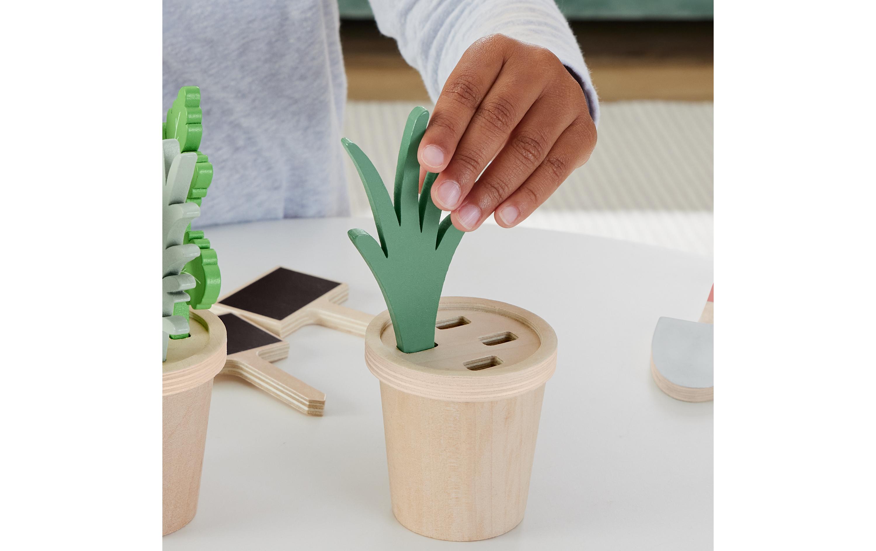Herb SetNachhaltiges Kräutergarten-Spielset aus Holz