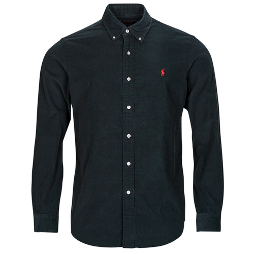Polo Ralph Lauren - CHEMISE COUPE DROITE EN VELOURS COTELE Negro