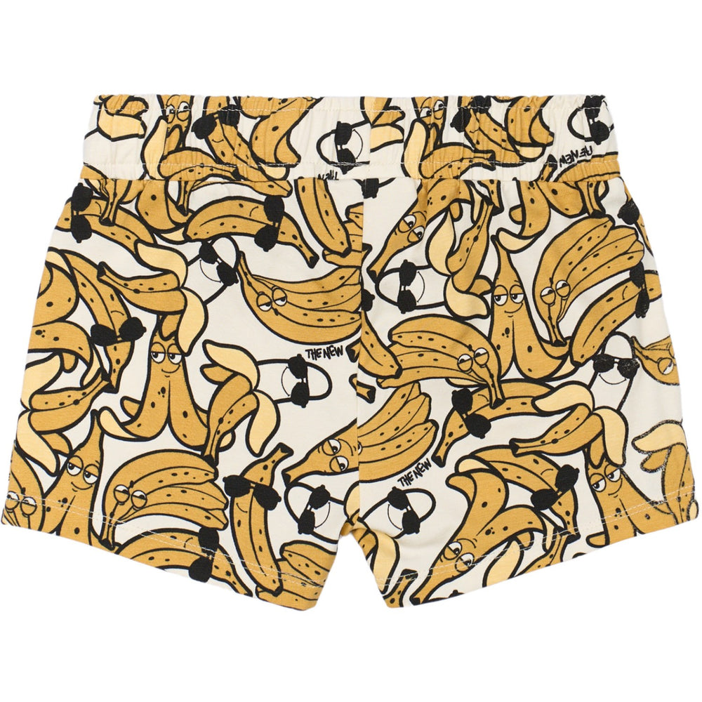 Køb THE NEW Siblings White Swan AOP Oscar Shorts