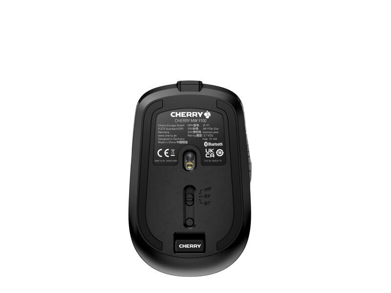 Cherry Maus MW 9100 Rechargeable Wiederaufladbare USB-Funkmaus mit Bluetooth-Verbindungsmöglichkeit