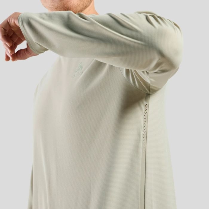 Odlo Herre Trøjer Crew Neck Zeroweight LS Tee Grå