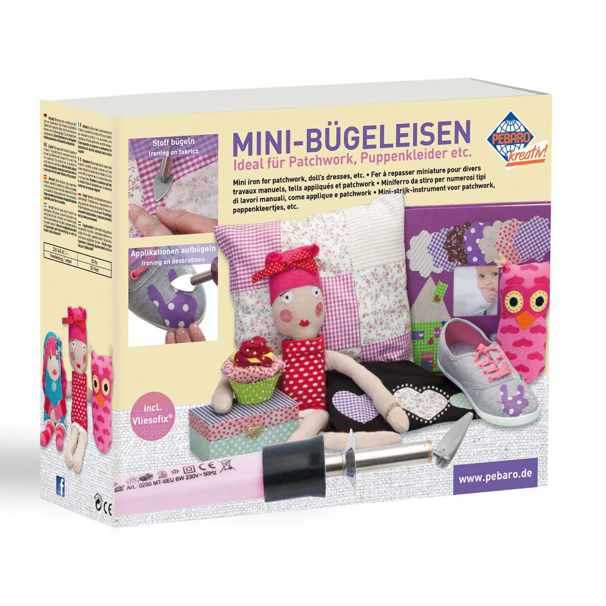PEBARO Bastelset Mini-Bügeleisen