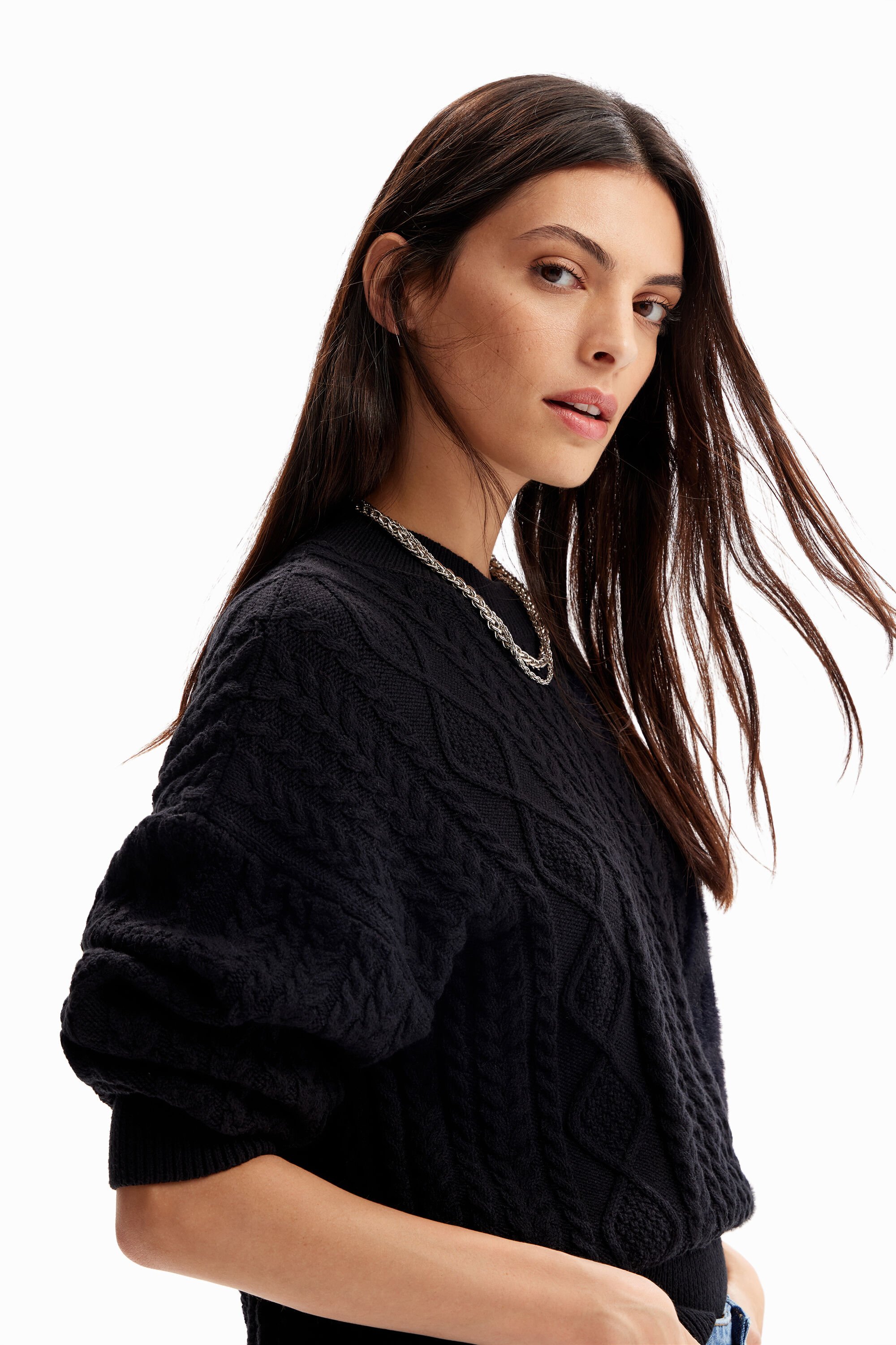 Camisa oversized combinada