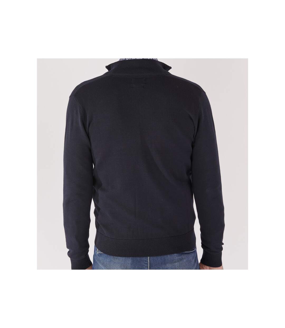 Gilet zippé uni à poches