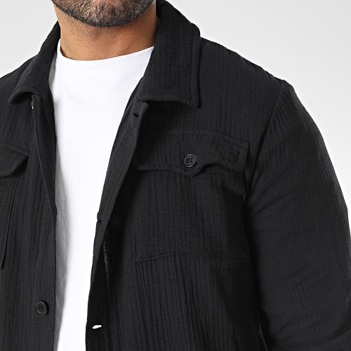 Chemise Manches Longues Noir