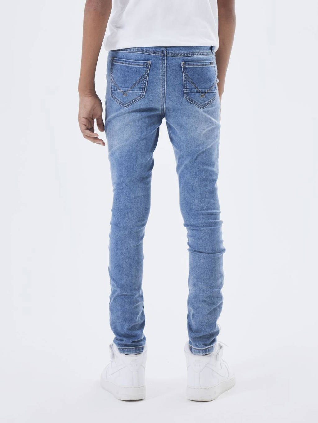NAME IT skinny jeans NKMPETE medium blue denim