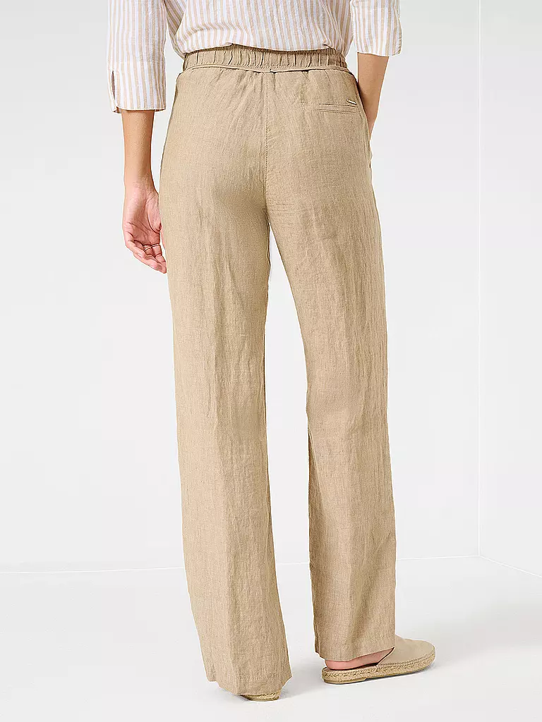 BRAX Leinenhose FARINA  beige