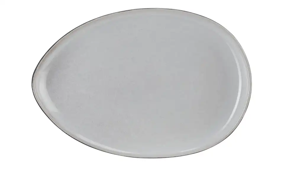 Peill+Putzler Servierplatte Como Schwarz, matt, Grau 31 cm